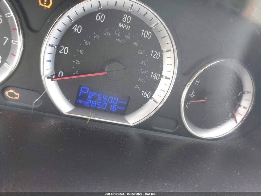 HYUNDAI SONATA 2009 VIN 5NPET46CX9H408656