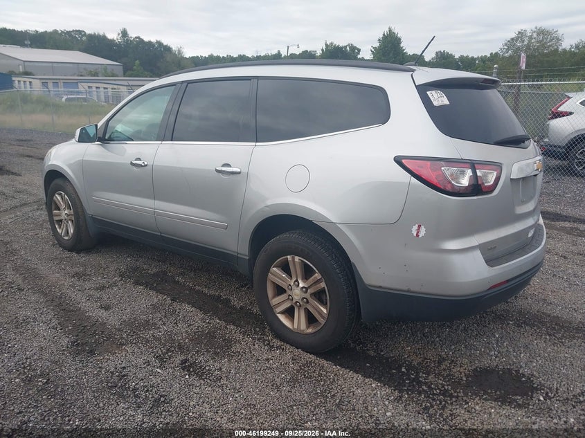 Vin: 1gnkvgkd2dj195643, lot: 46699161, chevrolet traverse 1lt 20133