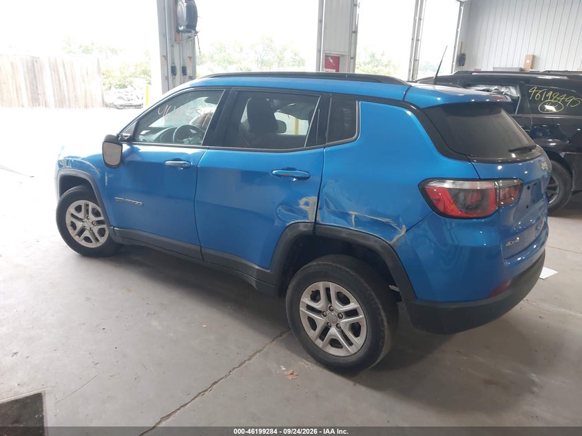 Vin: 3c4njdab0jt265175, lot: 46699196, jeep compass sport 4x4 20183