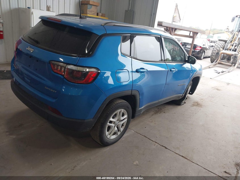 Vin: 3c4njdab0jt265175, lot: 46699196, jeep compass sport 4x4 20184