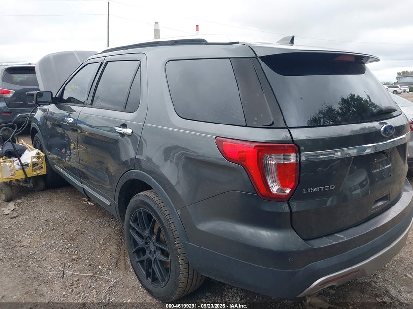 Vin: 1fm5k8f89ggc90442, lot: 46699203, ford explorer limited 20163