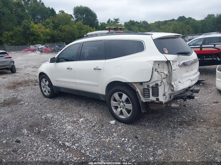 Vin: 1gnkrjkd0fj175637, lot: 46699231, chevrolet traverse ltz 20153