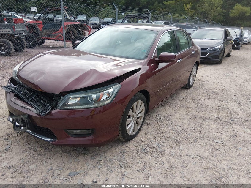 Vin: 1hgcr2f83ea164339, lot: 46699238, honda accord ex-l 20142