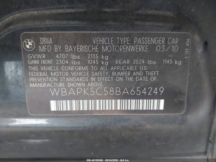 2011 BMW 328I XDRIVE · Фото 9