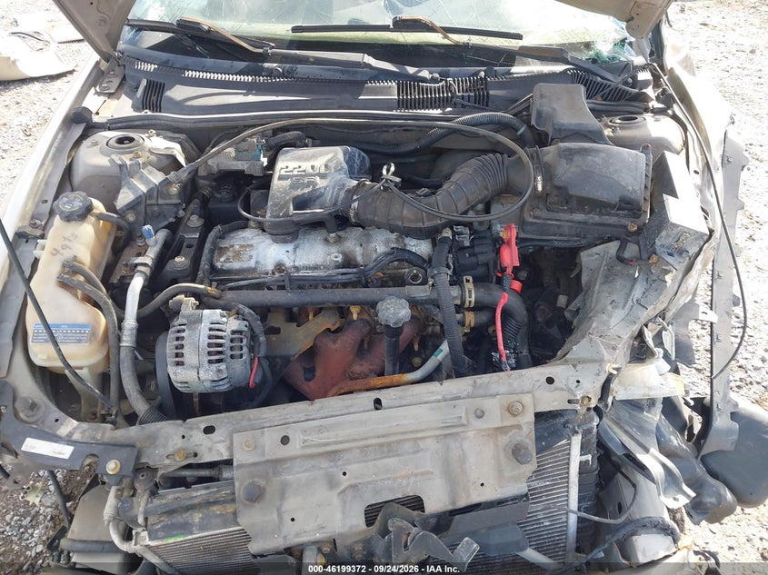 CHEVROLET CAVALIER 2002 VIN 1G1JS124X27282638