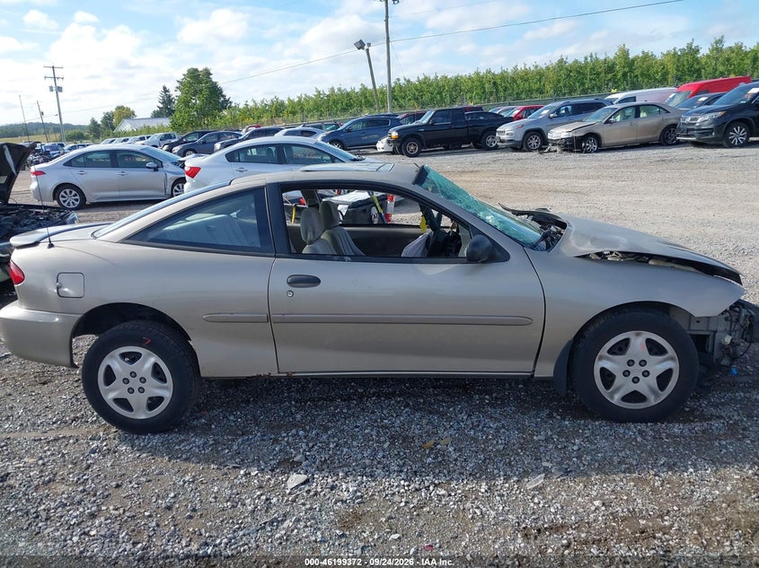 CHEVROLET CAVALIER 2002 VIN 1G1JS124X27282638