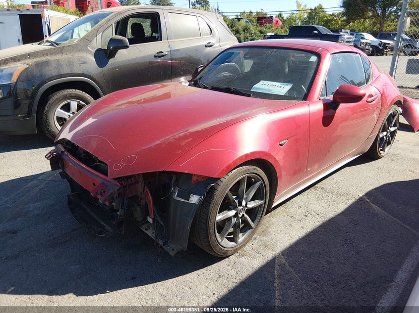 Vin: jm1ndam73h0107725, lot: 46699293, mazda mx-5 miata rf grand touring 20172