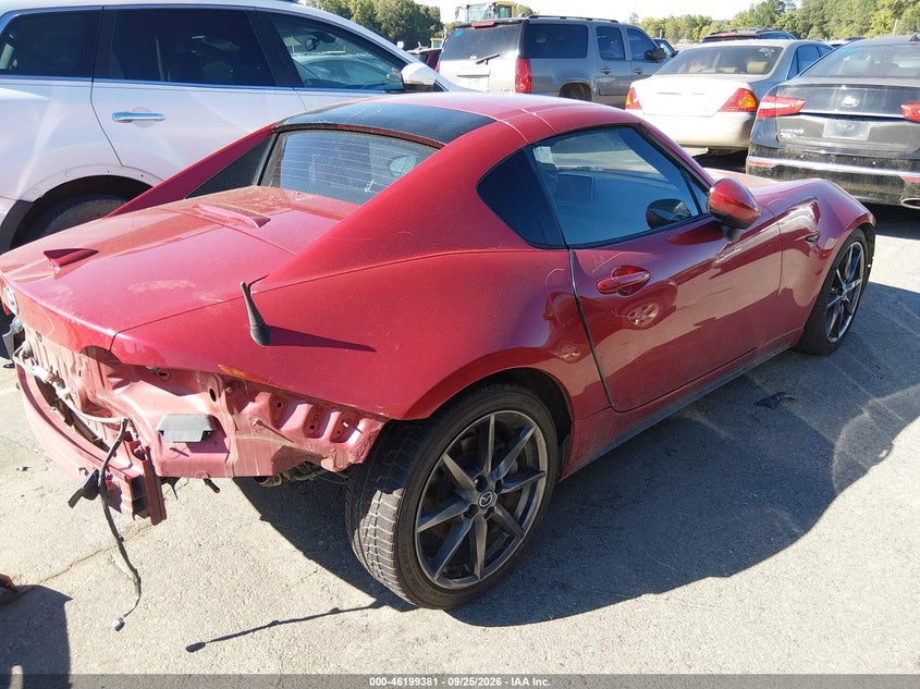 Vin: jm1ndam73h0107725, lot: 46699293, mazda mx-5 miata rf grand touring 20174