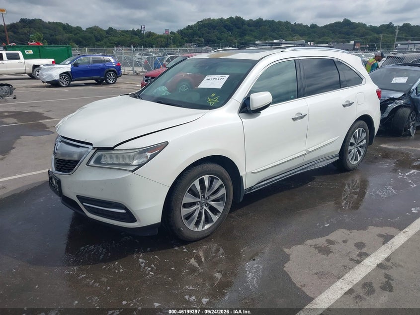 Vin: 5fryd4h48eb005816, lot: 46699309, acura mdx tech pkg 20142