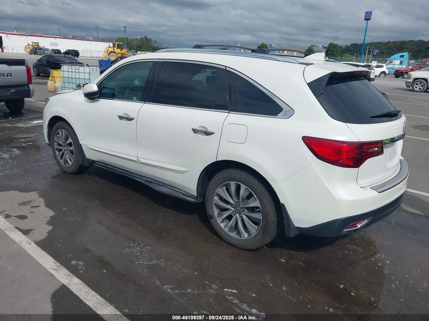 Vin: 5fryd4h48eb005816, lot: 46699309, acura mdx tech pkg 20143