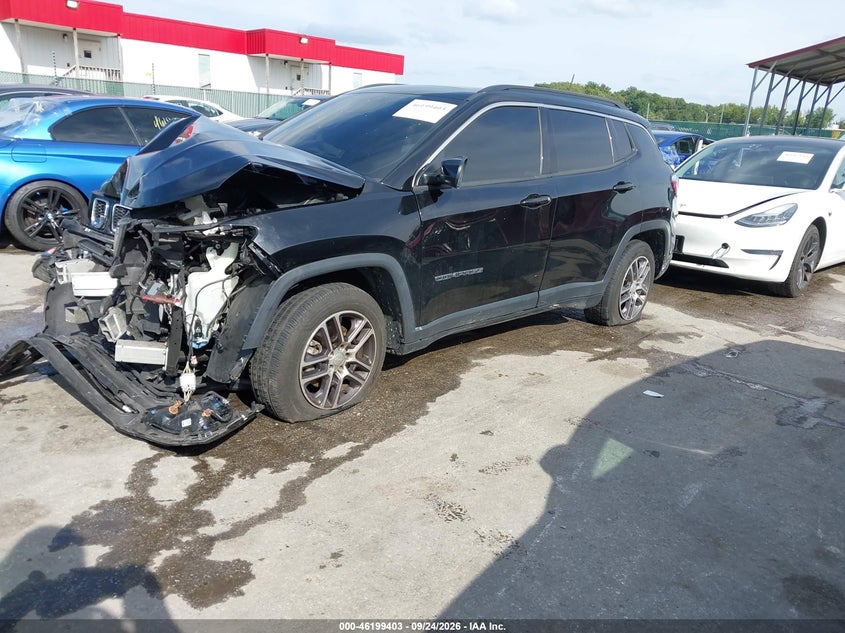 Vin: 3c4njcbbxlt150773, lot: 46699315, jeep compass sun and wheel fwd 20202