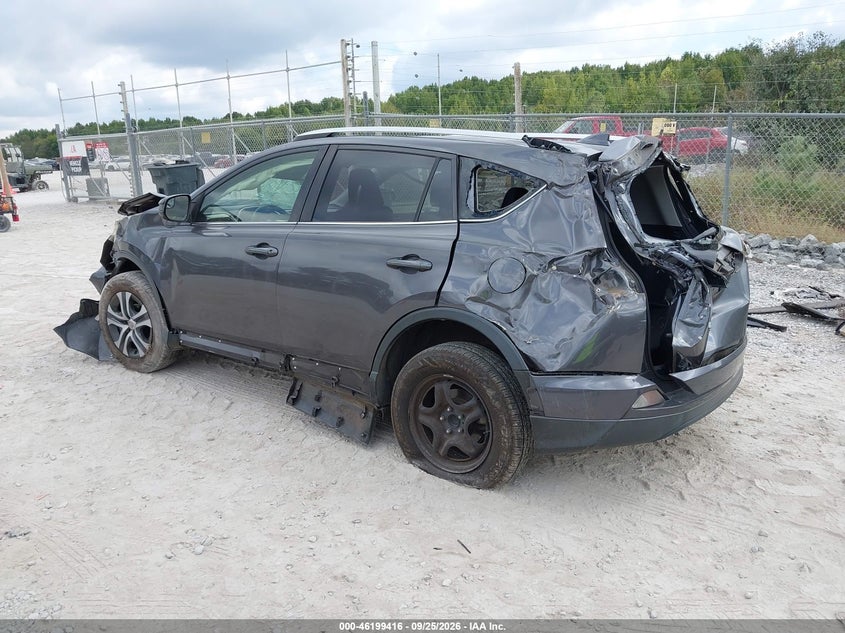 Vin: jtmzfrev4gj088523, lot: 46699328, toyota rav4 le 20163