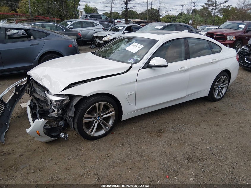 Vin: wba4j3c51kbl08323, lot: 46699355, bmw 430i gran coupe xdrive 20192