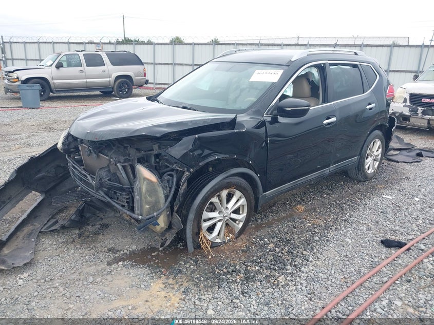 Vin: 5n1at2mtxfc927716, lot: 46699358, nissan rogue sv 20152