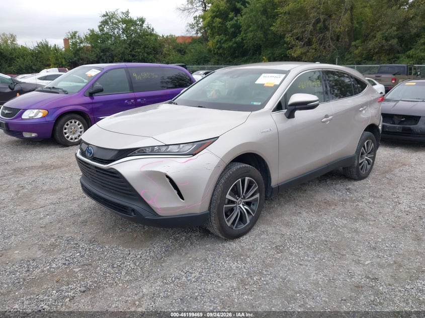 Vin: jteaaaah1mj002850, lot: 46699381, toyota venza le 20212