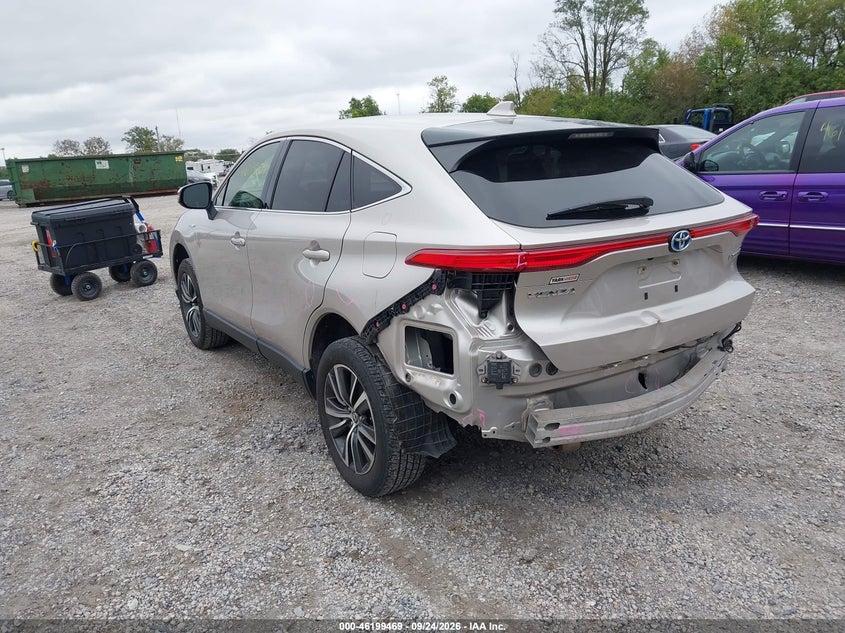 Vin: jteaaaah1mj002850, lot: 46699381, toyota venza le 20213