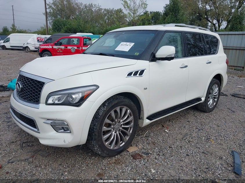 Vin: jn8az2ne3h9157849, lot: 46699384, infiniti qx80 20172