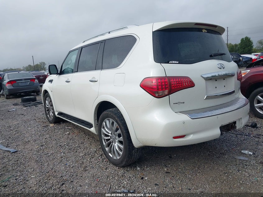 Vin: jn8az2ne3h9157849, lot: 46699384, infiniti qx80 20173