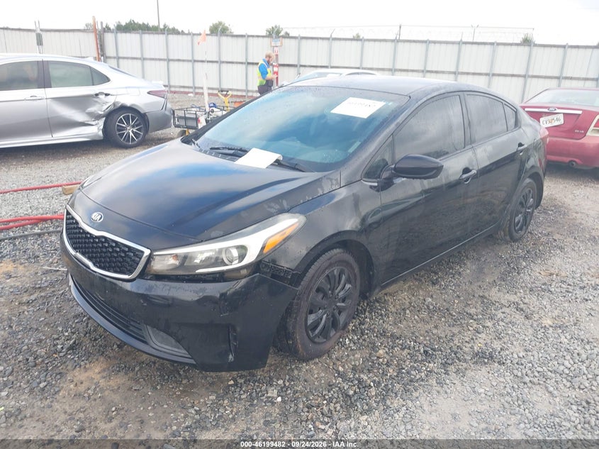 Vin: 3kpfk4a72he095879, lot: 46699394, kia forte lx 20172