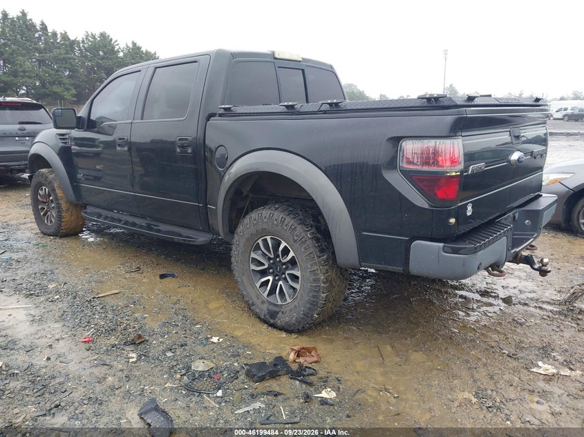 Vin: 1ftfw1r66dfb38246, lot: 46699396, ford f-150 svt raptor 20133