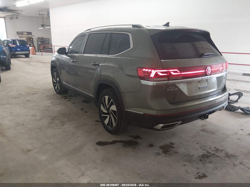 Vin: 1v2br2ca2sc569110, lot: 46699409, volkswagen atlas 2.0t sel 20253