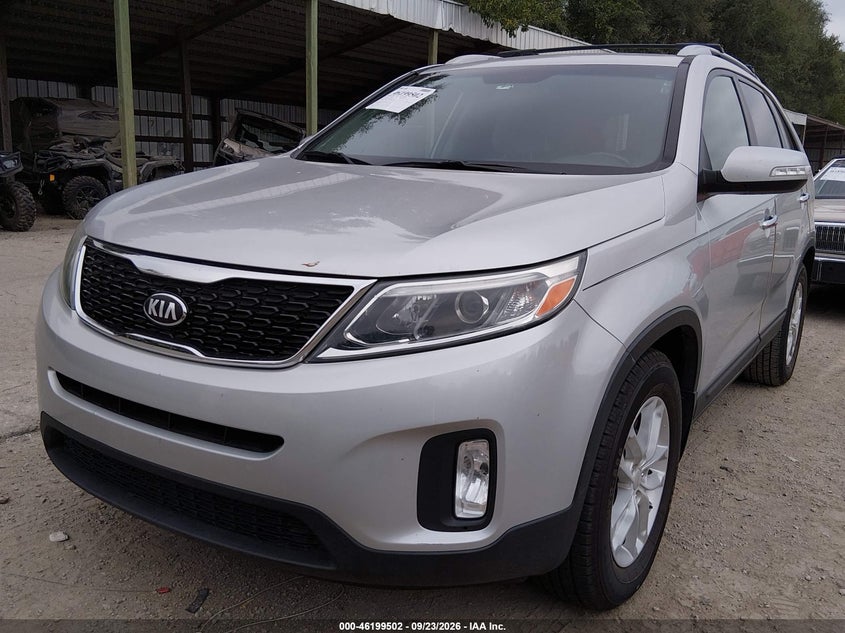Vin: 5xykt3a60fg598193, lot: 46699414, kia sorento lx 20152