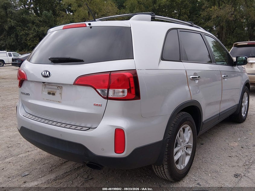 Vin: 5xykt3a60fg598193, lot: 46699414, kia sorento lx 20154