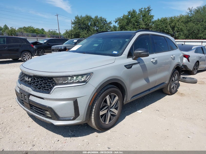 2023 Kia Sorento, Удар ззаду, IAAI, VIN 5XYRH4LF3PG211642 — фото 2