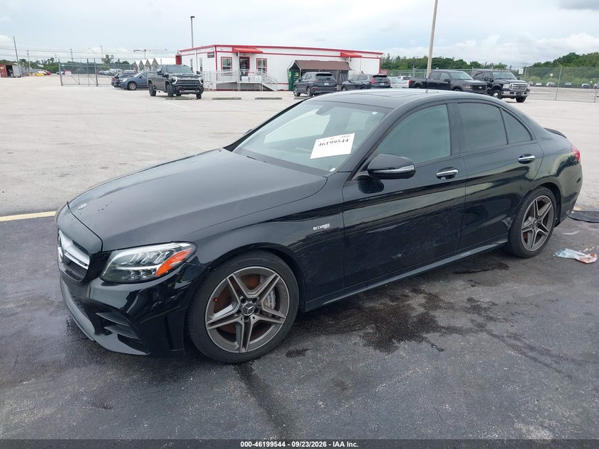 Vin: 55swf6eb6ku294674, lot: 46699456, mercedes-benz amg c 43 4matic 20192