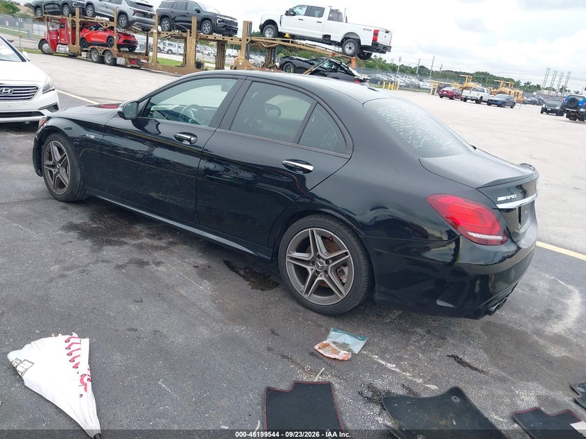 Vin: 55swf6eb6ku294674, lot: 46699456, mercedes-benz amg c 43 4matic 20193