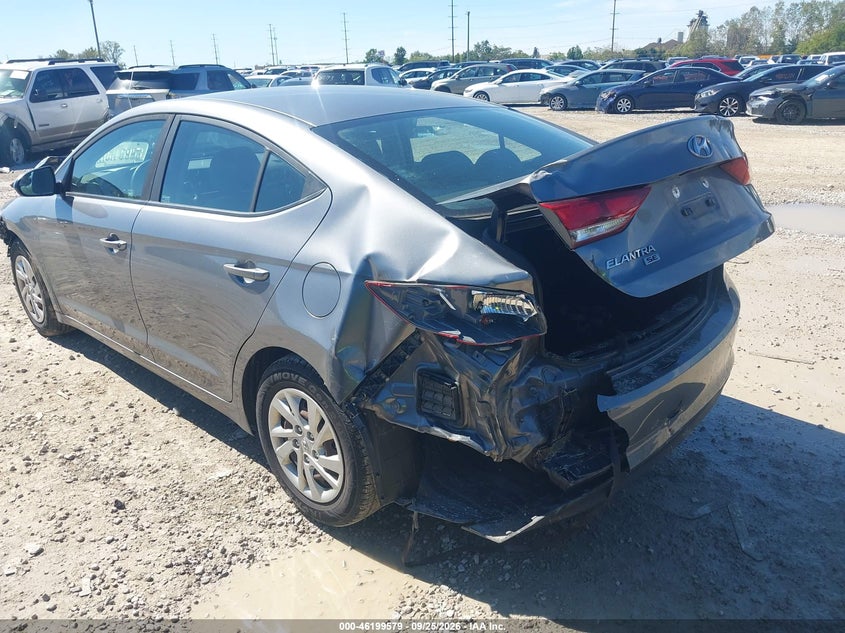 Vin: 5npd74lf1jh242160, lot: 46699491, hyundai elantra se 20183