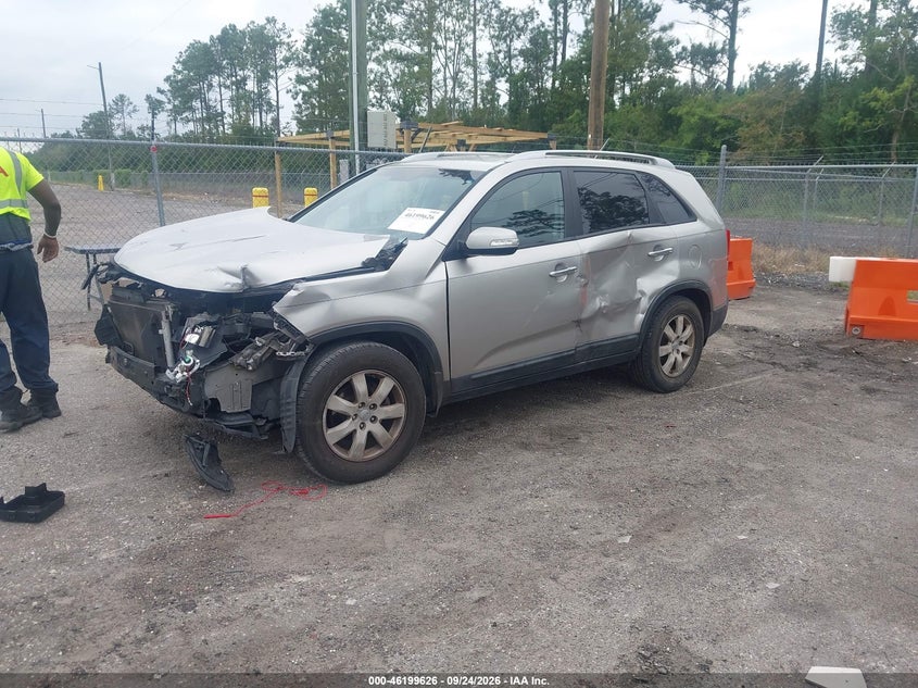 Vin: 5xykt3a67dg382953, lot: 46699538, kia sorento lx 20132
