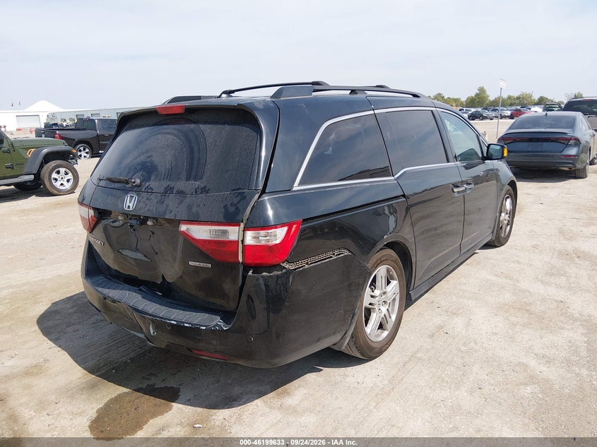 Vin: 5fnrl5h94cb006288, lot: 46699545, honda odyssey touring/touring elite 20124