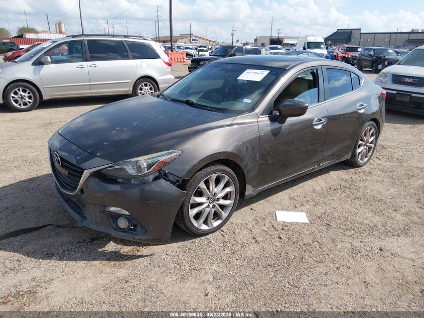 Vin: jm1bm1w3xe1102721, lot: 46699547, mazda mazda3 s grand touring 20142