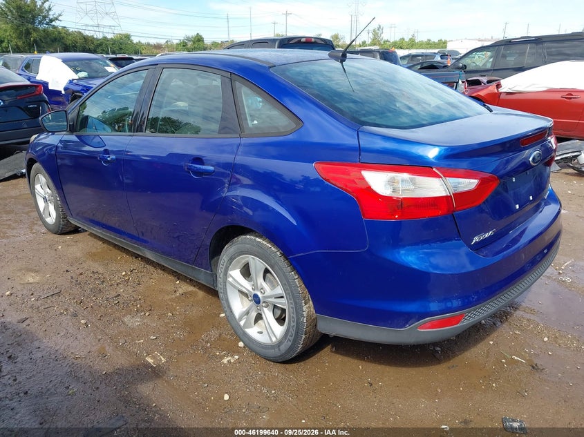 Vin: 1fahp3f21cl464660, lot: 46699552, ford focus se 20123