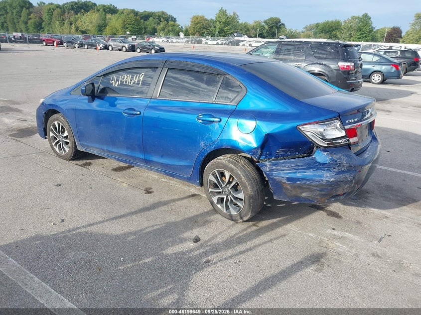 Vin: 19xfb2f77fe081924, lot: 46699561, honda civic se 20153