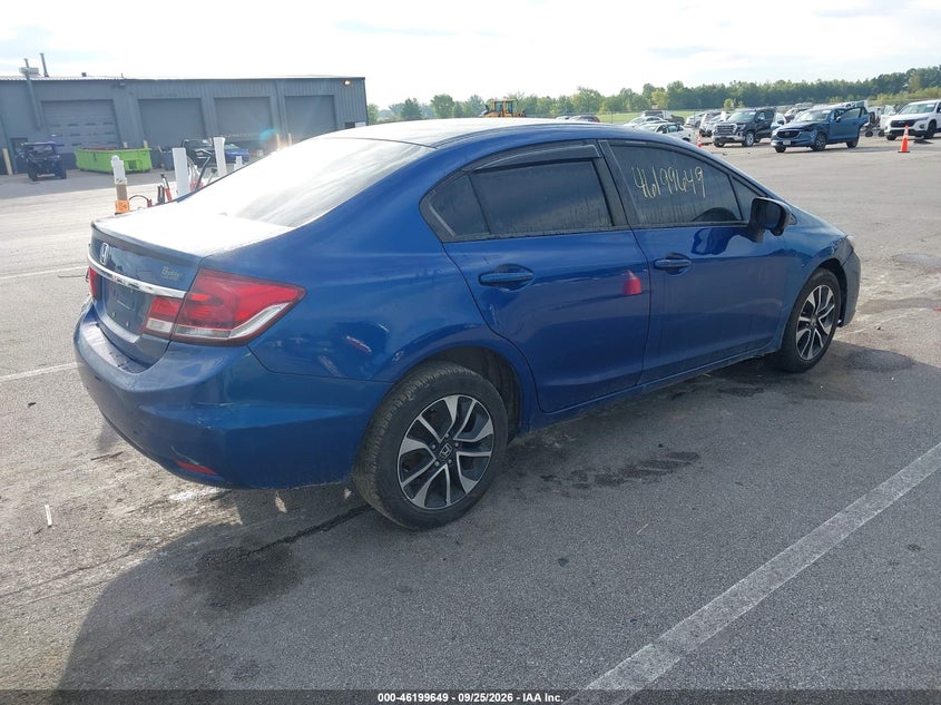 Vin: 19xfb2f77fe081924, lot: 46699561, honda civic se 20154