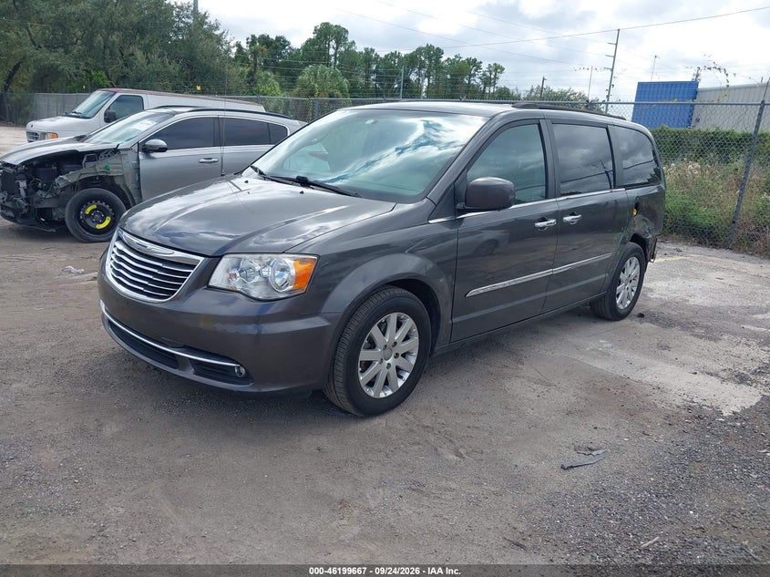 Vin: 2c4rc1bg1fr657239, lot: 46699579, chrysler town & country touring 20152