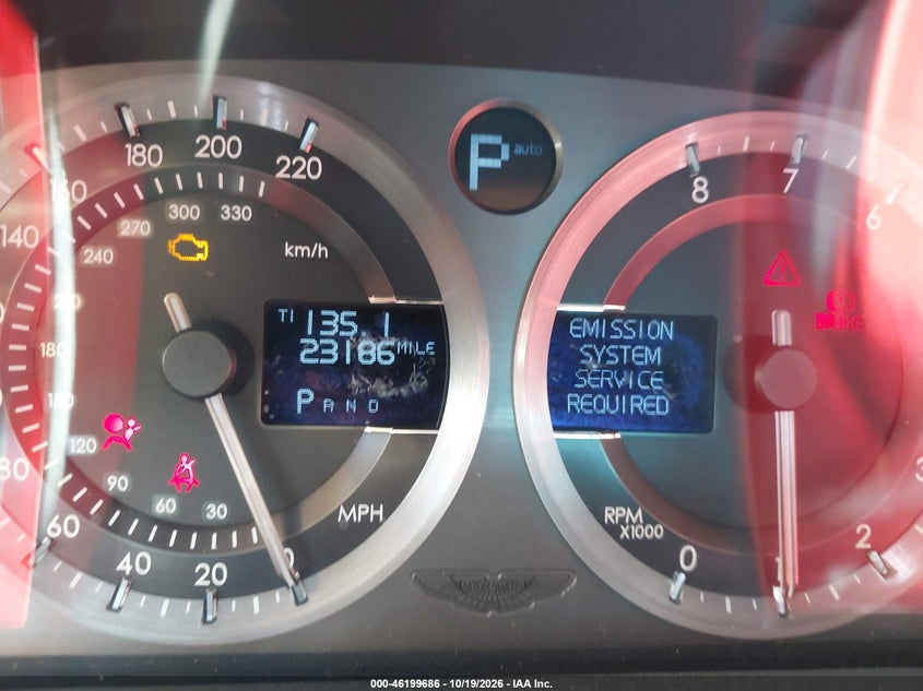 ASTON-MARTIN DB9 2006 VIN SCFAD02AX6GB05292