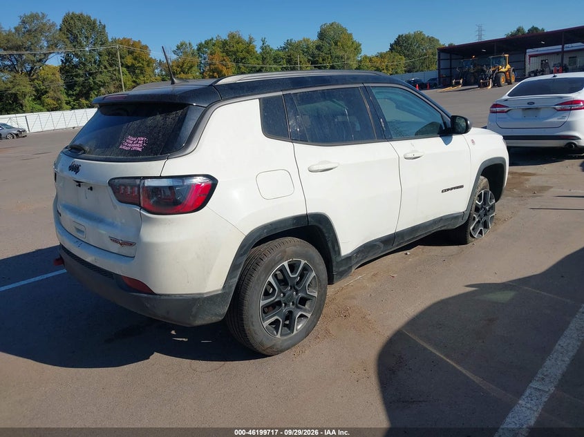 Vin: 3c4njddb8mt600683, lot: 46699629, jeep compass trailhawk 4x4 20214