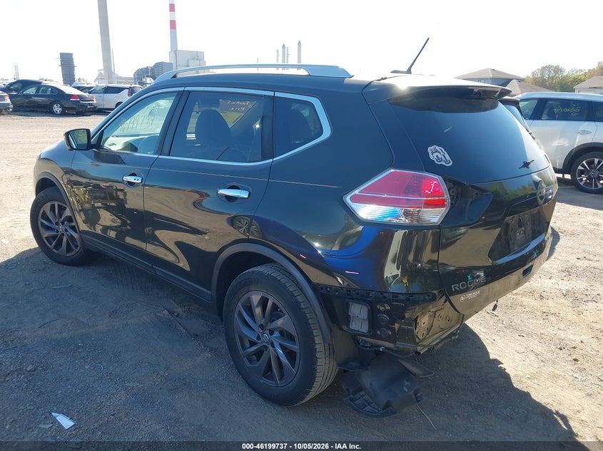 Vin: 5n1at2mv6gc760130, lot: 46699649, nissan rogue sl 20163