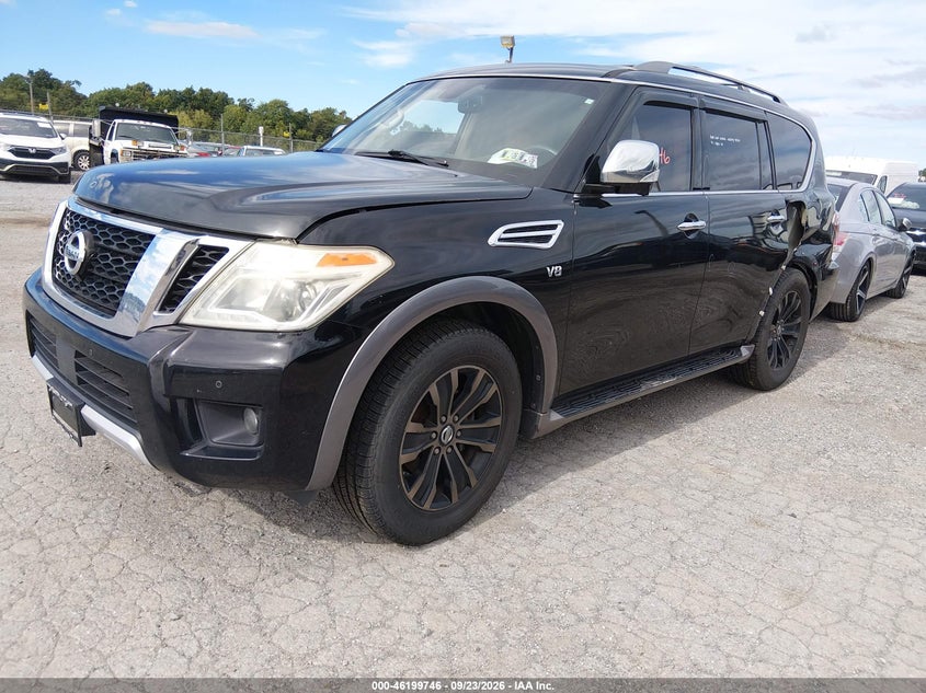 Vin: jn8ay2nf6h9302071, lot: 46699658, nissan armada platinum 20172