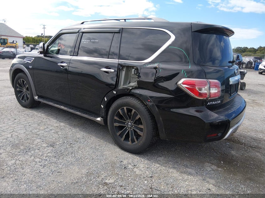 Vin: jn8ay2nf6h9302071, lot: 46699658, nissan armada platinum 20173