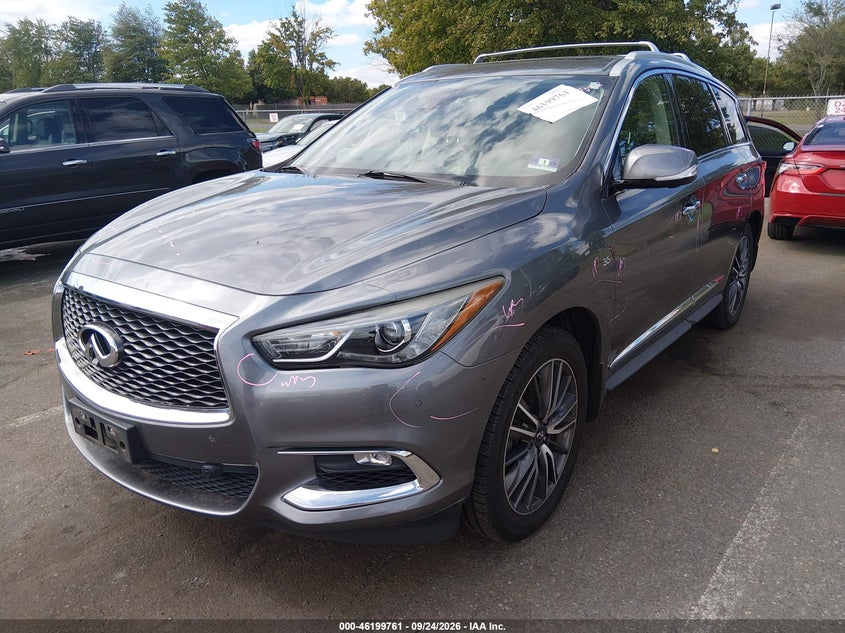 Vin: 5n1dl0mm6kc548748, lot: 46699673, infiniti qx60 luxe 20192