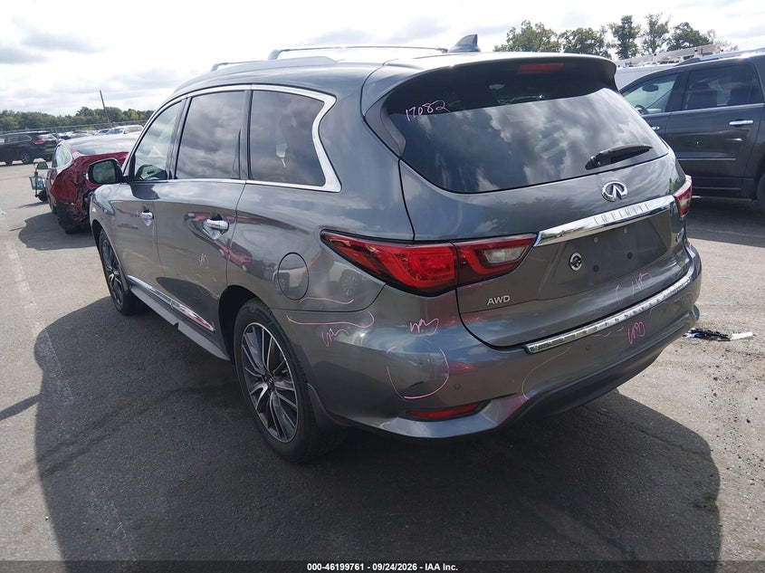 Vin: 5n1dl0mm6kc548748, lot: 46699673, infiniti qx60 luxe 20193