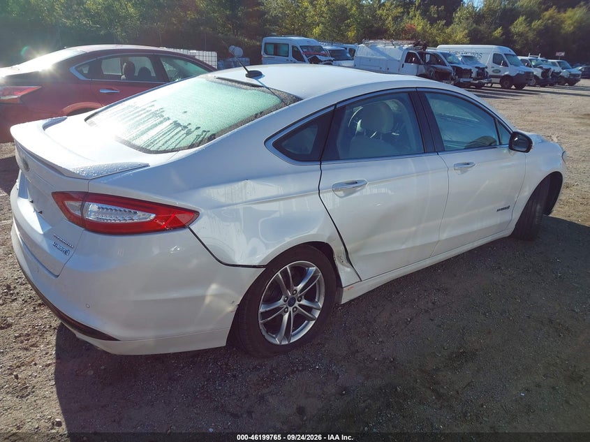Vin: 3fa6p0ru5fr171787, lot: 46699677, ford fusion hybrid titanium 20154