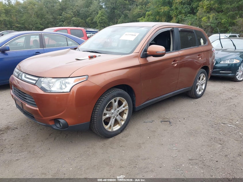 2014 Mitsubishi Outlander, Звичайний знос, IAAI, VIN JA4AZ3A34EZ000939 — фото 2