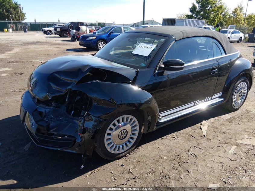 Vin: 3vw5p7at6dm829240, lot: 46699749, volkswagen beetle 2.5l 20132