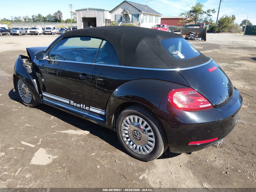 Vin: 3vw5p7at6dm829240, lot: 46699749, volkswagen beetle 2.5l 20133