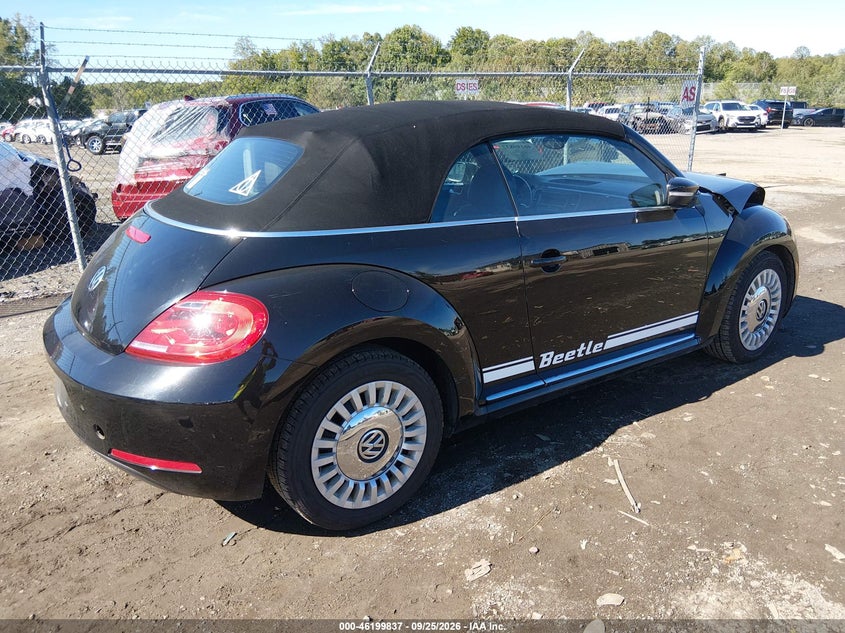 Vin: 3vw5p7at6dm829240, lot: 46699749, volkswagen beetle 2.5l 20134